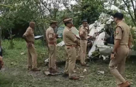 कानपूरमध्ये प्रशिक्षण विमानाचा भीषण अपघात; पायलटसह प्रशिक्षणार्थीचा मृत्यू